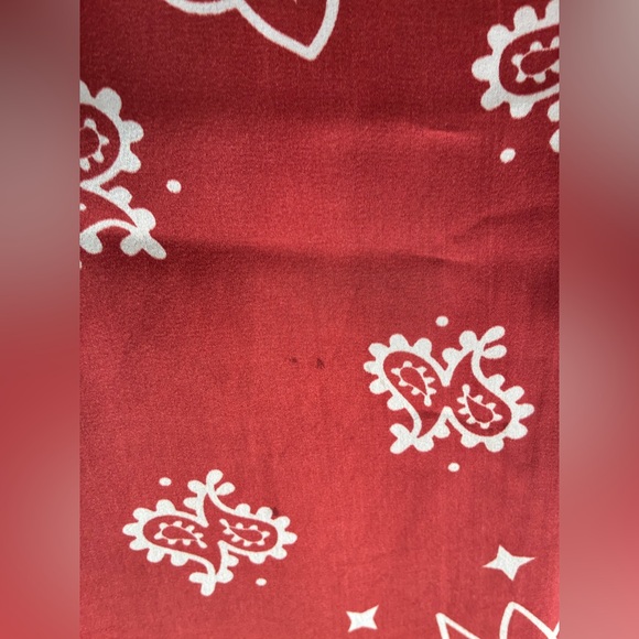 Free People Western Paisley Satin Large Square Scarf - Picture 4 of 7